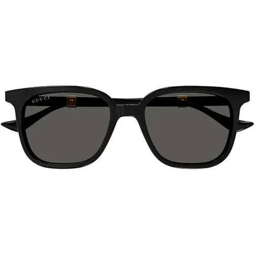 Schwarze Sonnenbrille für Frauen , Damen, Größe: 54 MM - Gucci - Modalova