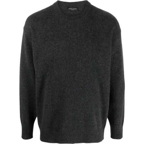 Sweaters Grey , male, Sizes: S, M - Roberto Collina - Modalova