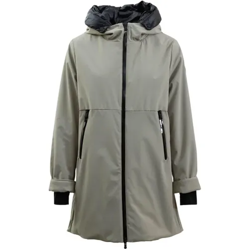 Waterproof Parka with Thermal Insulation and Hood , female, Sizes: L - People of Shibuya - Modalova