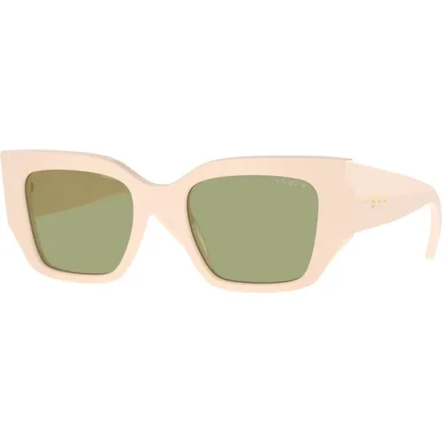 Women's Square Sunglasses Glossy , female, Sizes: 51 MM - Vogue - Modalova