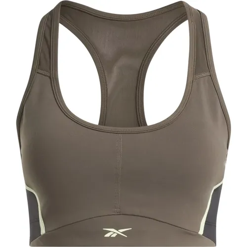 Racer Bra - Luxus Stil , Damen, Größe: L - Reebok - Modalova