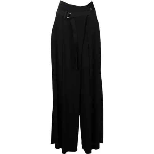 Weite Bein Schwarze Palazzo Hose - High - Modalova