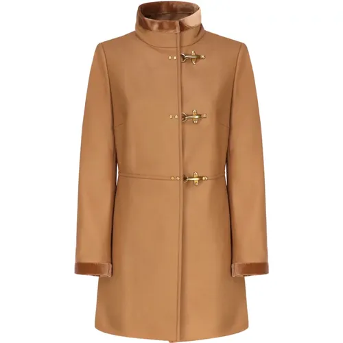 Elegant Wool Blend Coat , female, Sizes: XS, S - Fay - Modalova
