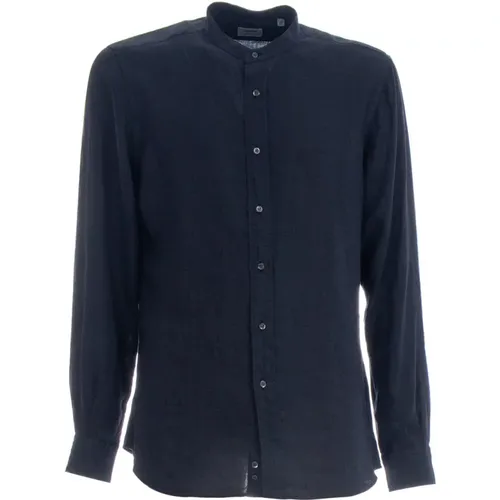Italian Cotton Shirt with Mandarin Collar , male, Sizes: 3XL, 4XL, S - Aspesi - Modalova