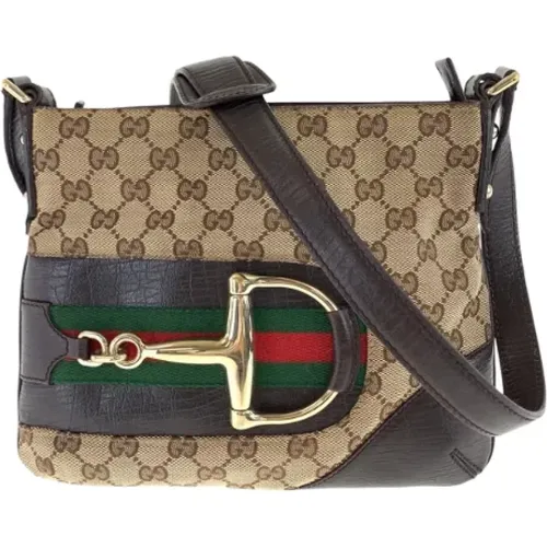 Pre-owned Canvas schultertasche - Gucci Vintage - Modalova