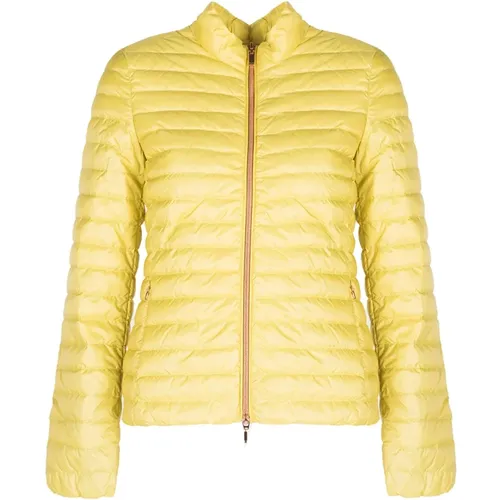 Figurbetonte Jacke aus hochwertigem atmungsaktivem und wasserdichtem Stoff , Damen, Größe: 3XS - Geox - Modalova