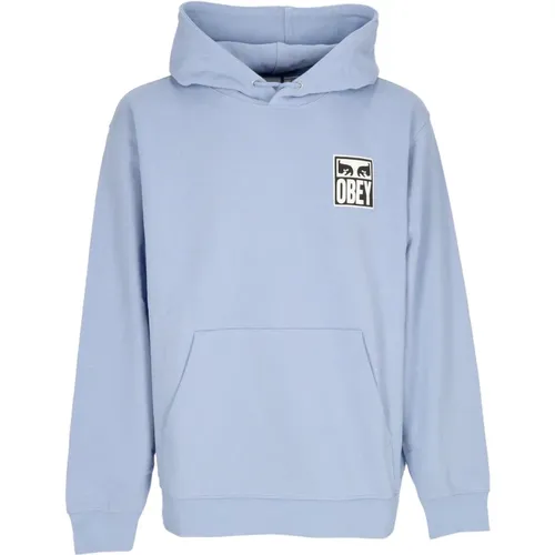 Iconic French Terry Hoodie , male, Sizes: M, XL, L - Obey - Modalova