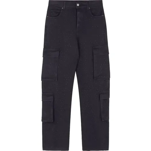 Cargo Pants with Rhinestones , male, Sizes: W25, W27, W26 - Barrow - Modalova