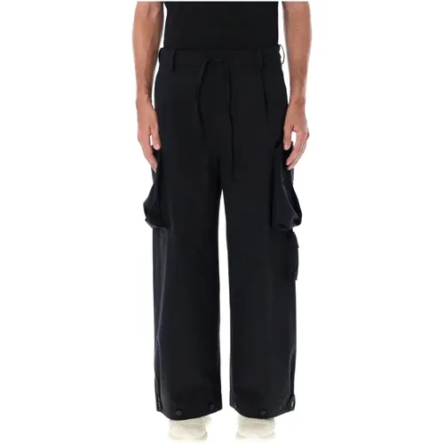 Nylon Cuff Pants - Ultimate Comfort and Style , male, Sizes: M, L, S - Y-3 - Modalova