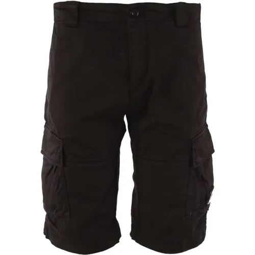 Cargo Bermuda Shorts in Schwarz , Herren, Größe: S - C.P. Company - Modalova