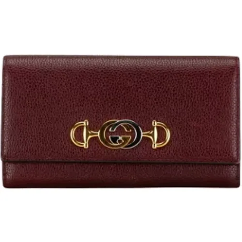 Pre-owned Leather wallets , female, Sizes: ONE SIZE - Gucci Vintage - Modalova