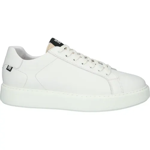 Luxuriöser Weißer Low Sneaker , Herren, Größe: 40 EU - Blackstone - Modalova