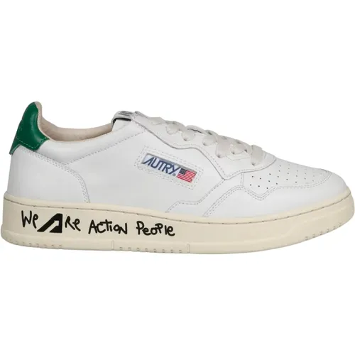 Niedrige Action People Sneakers , Herren, Größe: 44 EU - Autry - Modalova