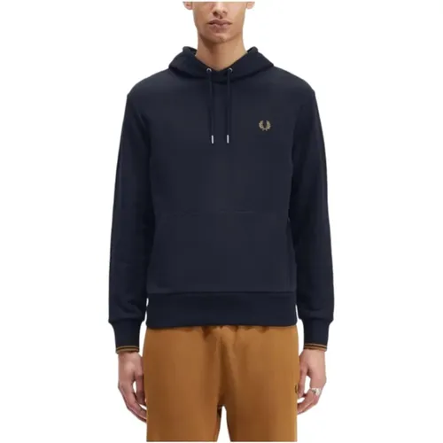 Iconic Hoodie with Laurel Wreath Logo , male, Sizes: M, XL, S, L - Fred Perry - Modalova