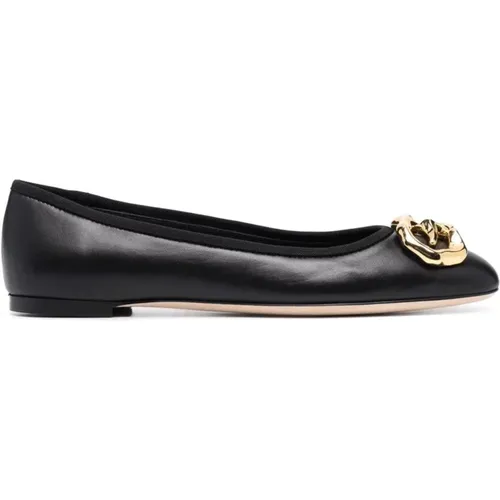 Elegant Leather Ballerina Flats , female, Sizes: 6 UK - giuseppe zanotti - Modalova