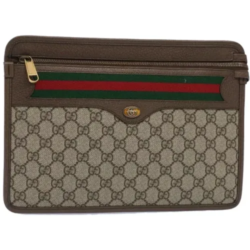 Pre-owned Canvas clutches , female, Sizes: ONE SIZE - Gucci Vintage - Modalova