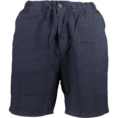 Blaue Bermuda-Shorts Slim Fit Baumwolle - North Sails - Modalova