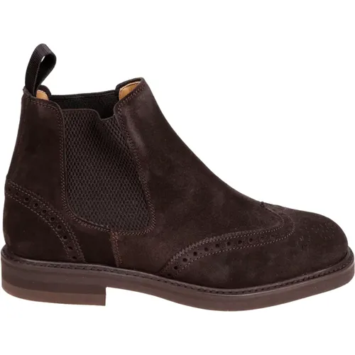 Suede Ankle Boots , male, Sizes: 7 UK, 8 1/2 UK, 9 UK, 8 UK, 9 1/2 UK, 7 1/2 UK, 10 UK, 6 UK - Berwick - Modalova