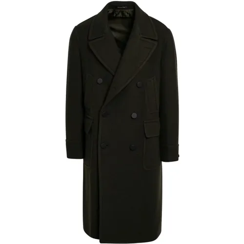 Double-Breasted Coat Csherry10W , male, Sizes: M, XL, L - Tagliatore - Modalova