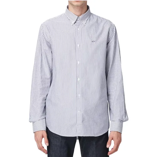 Vertical Striped Men's Shirt , male, Sizes: 2XL - PAUL & SHARK - Modalova