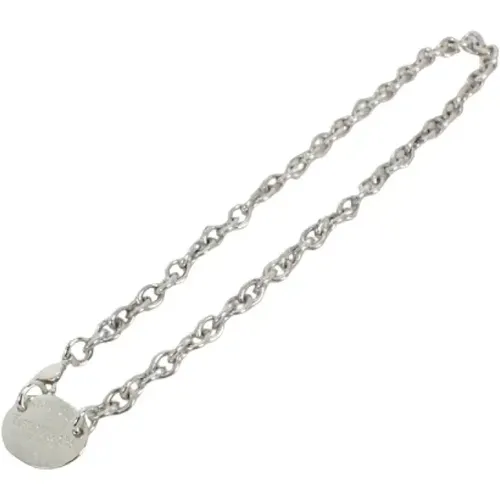 Pre-owned Silver necklaces , female, Sizes: ONE SIZE - Tiffany & Co. Pre-owned - Modalova