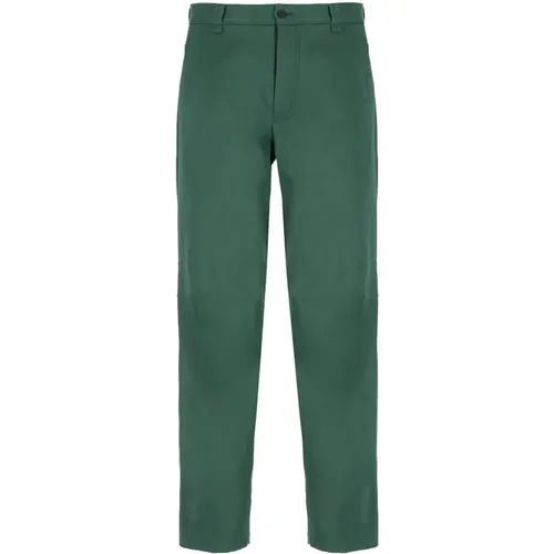 Grüne Baumwollhose mit Reißverschlusstaschen , Herren, Größe: L - Lanvin - Modalova