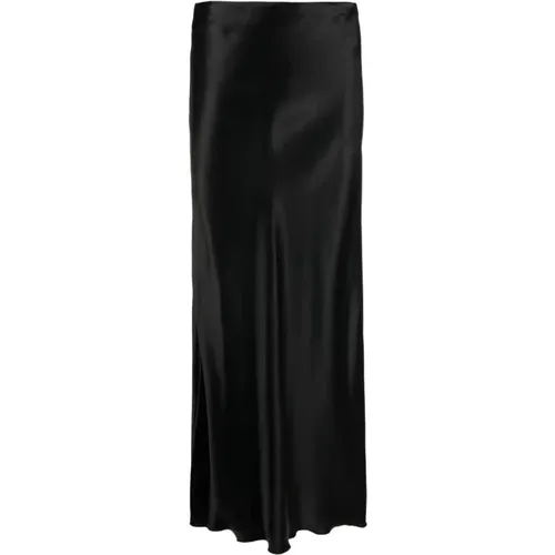 Elegant Satin Chic Skirt , female, Sizes: XS, L - Forte Forte - Modalova