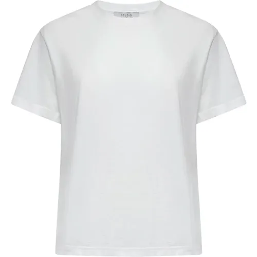 Marine Off- Regular-Fit T-shirt , Damen, Größe: S - Studio Nicholson - Modalova