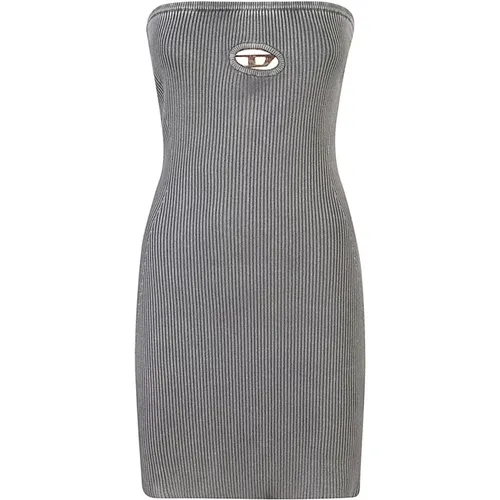 Grey Casual Dresses for Women , female, Sizes: L, M, S, XS - Diesel - Modalova