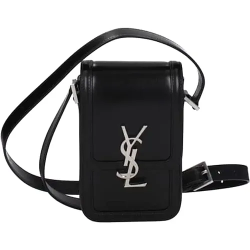 Stilvolle Lederhandtasche für den täglichen Gebrauch - Saint Laurent - Modalova