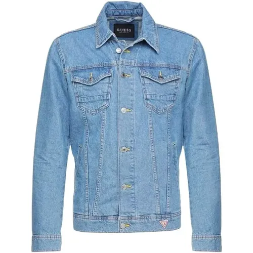 Classic Denim Jackets , male, Sizes: XS - Guess - Modalova