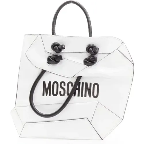 Pre-owned Leather handbags , female, Sizes: ONE SIZE - Moschino Pre-Owned - Modalova