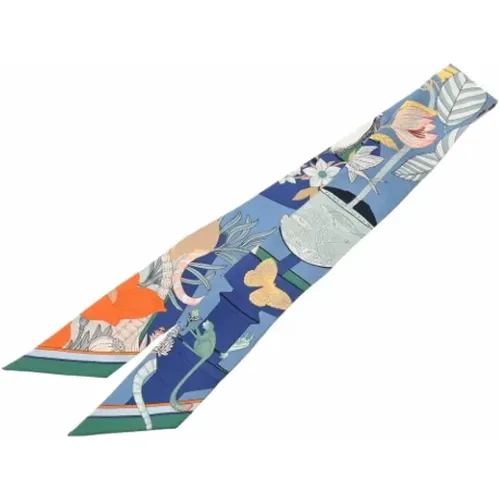 Pre-owned Silk scarves , female, Sizes: ONE SIZE - Hermès Vintage - Modalova