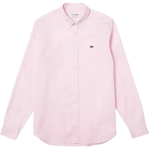 Cotton Shirt with Button-Down Collar , male, Sizes: 3XL - Lacoste - Modalova