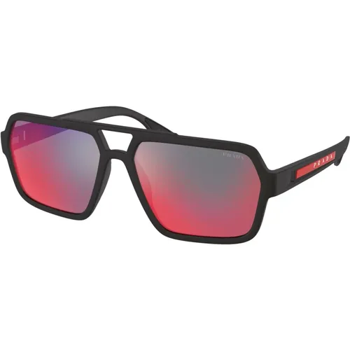 Sunglasses for Men - Linea Rossa SPS 01X , male, Sizes: 59 MM - Prada - Modalova