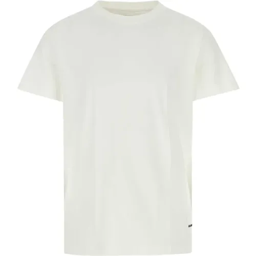 Weißes Baumwoll-T-Shirt-Set , Herren, Größe: XS - Jil Sander - Modalova