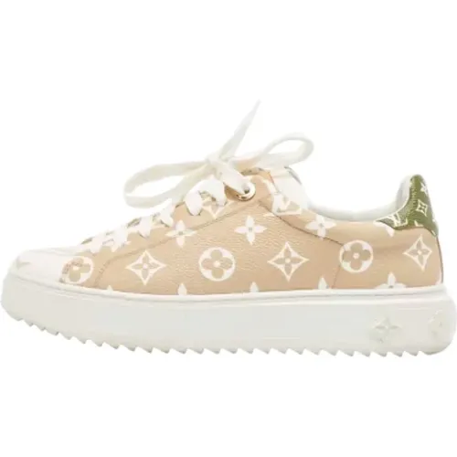 Pre-owned Coated canvas sneakers , female, Sizes: 5 1/2 UK - Louis Vuitton Vintage - Modalova