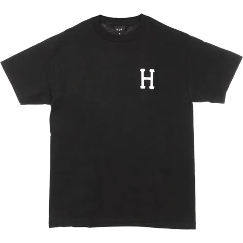 Klassisches H Tee Schwarzes Herren T-Shirt , Herren, Größe: M - HUF - Modalova