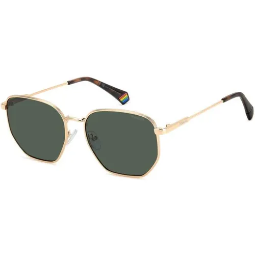 Stylish Sunglasses with Polarized Green Lenses , unisex, Sizes: 56 MM - Polaroid - Modalova