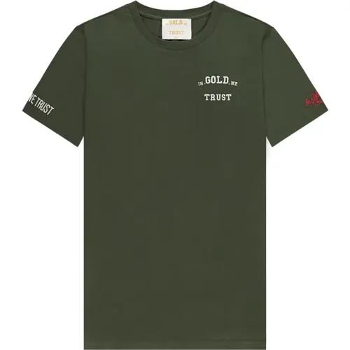 Wald Nacht T-Shirt , Herren, Größe: L - In Gold We Trust - Modalova