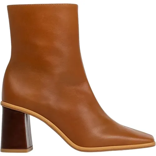 Boots with Wooden Sole , female, Sizes: 4 UK, 6 UK - ALOHAS - Modalova
