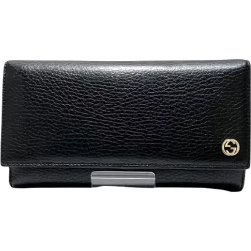 Pre-owned Leather wallets , female, Sizes: ONE SIZE - Gucci Vintage - Modalova