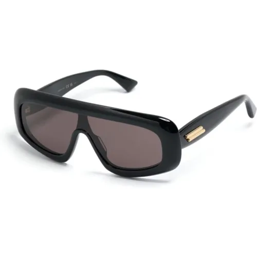 Schwarze Sonnenbrille für den täglichen Gebrauch , unisex, Größe: ONE Size - Bottega Veneta - Modalova