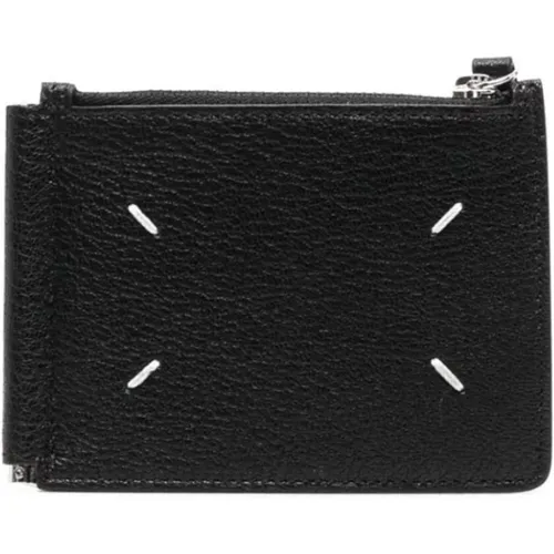 Slim Wallet with Pincer Design , male, Sizes: ONE SIZE - Maison Margiela - Modalova