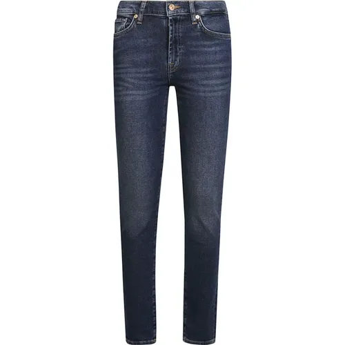 Super Stretch Skinny Jeans , Damen, Größe: W25 - 7 For All Mankind - Modalova