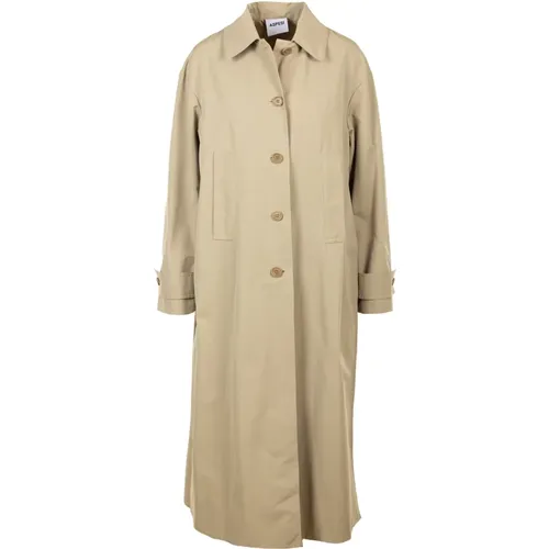 Sand Kristel Coat , female, Sizes: M, S - Aspesi - Modalova