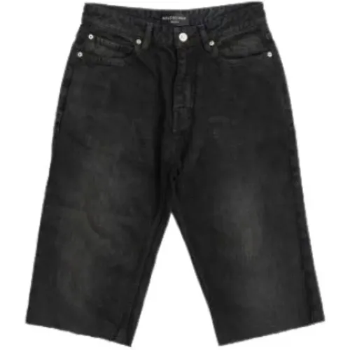 Denim shorts , male, Sizes: M, S - Balenciaga - Modalova