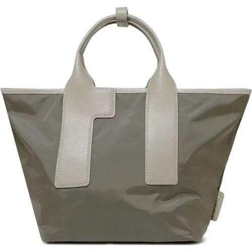 Nylon Tote Tasche mit Lederbesatz - Furla - Modalova