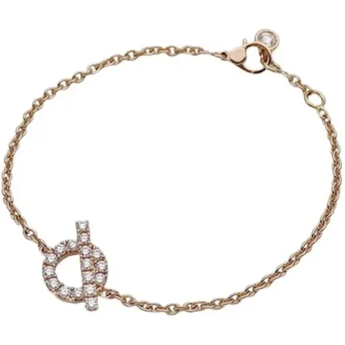 Pre-owned Rose Gold bracelets , female, Sizes: ONE SIZE - Hermès Vintage - Modalova