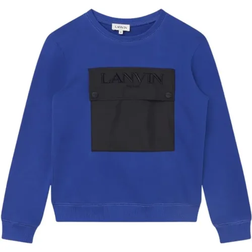 Jungen Navy Sweatshirt Lanvin - Lanvin - Modalova